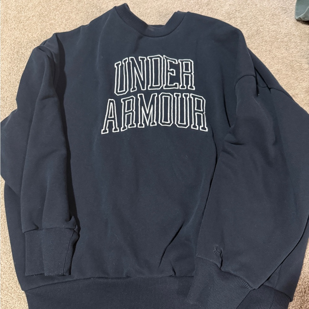 Under Armour Men's Navy Crewneck Sweater